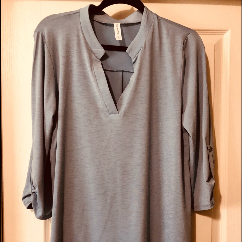 3/4 sleeved flowy top